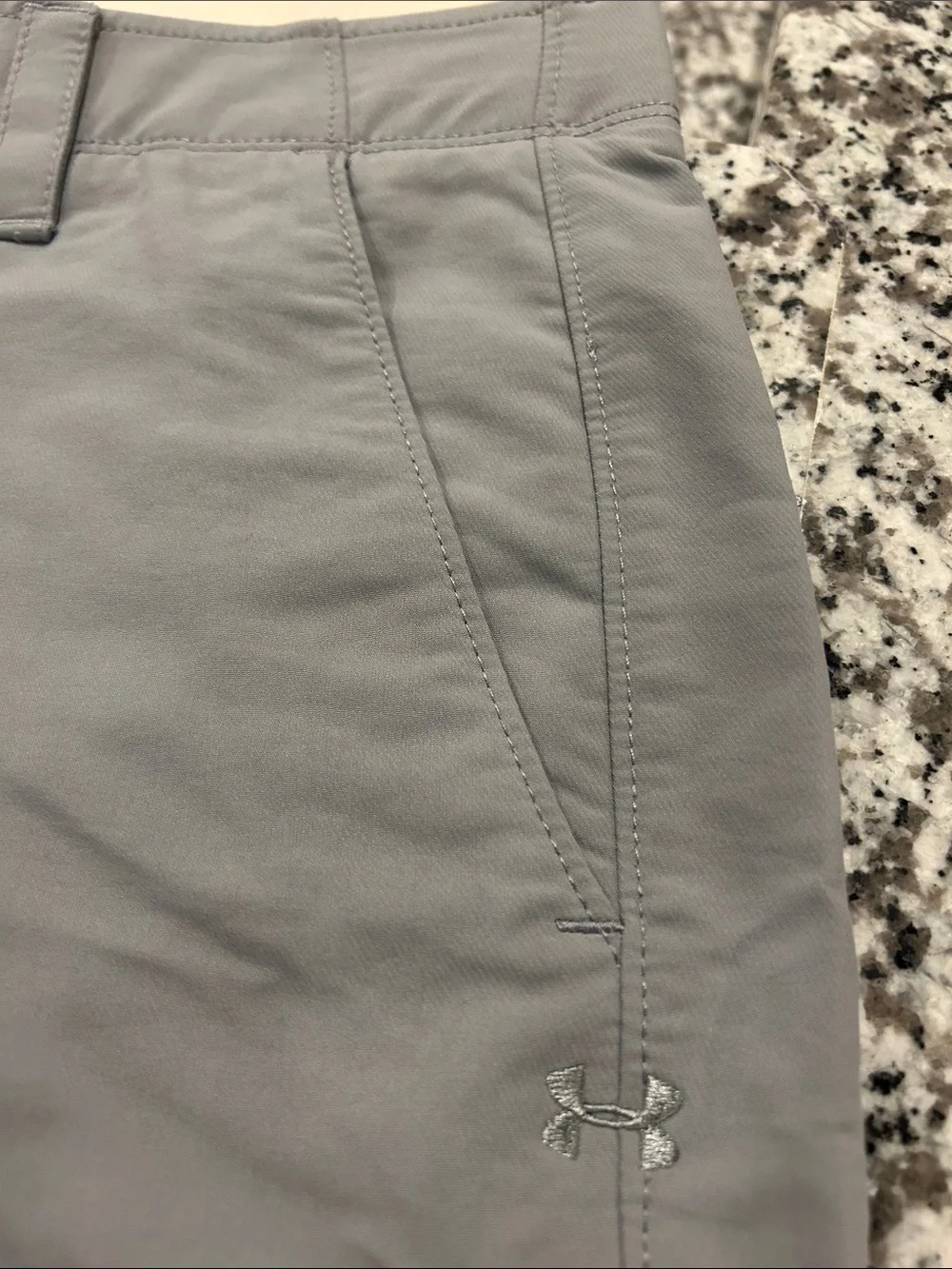 Men's Under Armour Gray Performance Golf Shorts 38